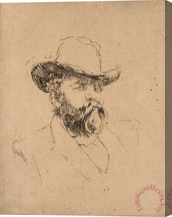 James Abbott McNeill Whistler Robert Barr Stretched Canvas Painting / Canvas Art