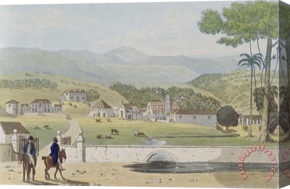 James Hakewill Montpelier Estates - St James Stretched Canvas Print / Canvas Art