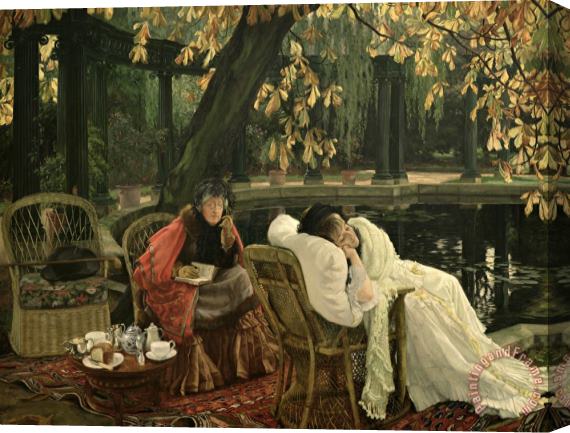 James Jacques Joseph Tissot A Convalescent Stretched Canvas Painting / Canvas Art
