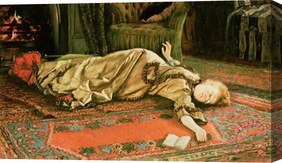 James Jacques Joseph Tissot Abandoned Stretched Canvas Painting / Canvas Art
