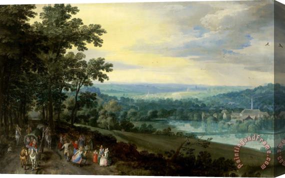 Jan Brueghel Woodland Fair Stretched Canvas Print / Canvas Art