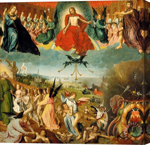 Jan II Provost The Last Judgement Stretched Canvas Painting / Canvas Art