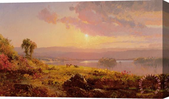 Jasper Francis Cropsey Susquehanna River Stretched Canvas Print / Canvas Art