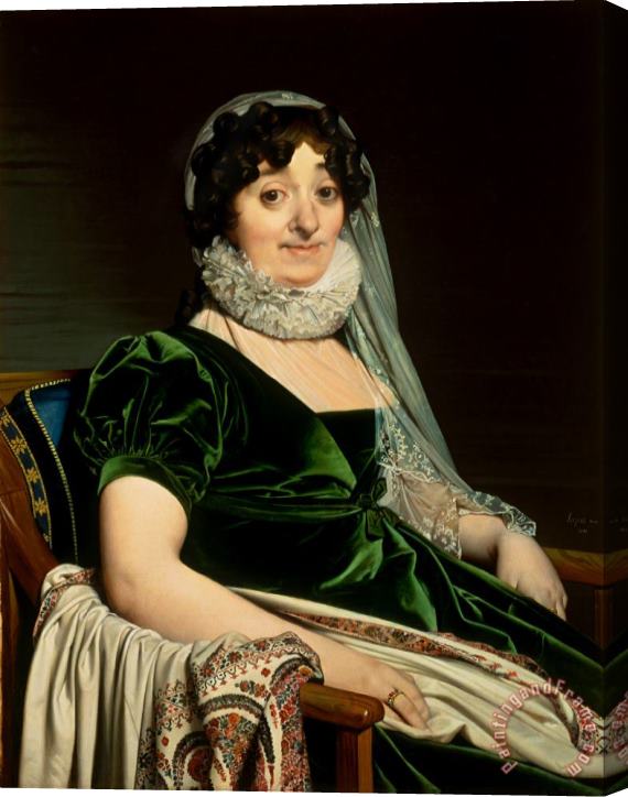 Jean Auguste Dominique Ingres Portrait of The Countess of Tournon Stretched Canvas Print / Canvas Art