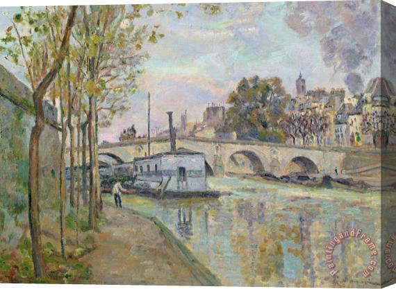 Jean Baptiste Armand Guillaumin The Seine In Paris Stretched Canvas Print / Canvas Art