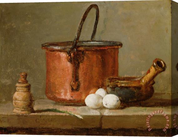 Jean-Baptiste Simeon Chardin Still Life Stretched Canvas Painting / Canvas Art