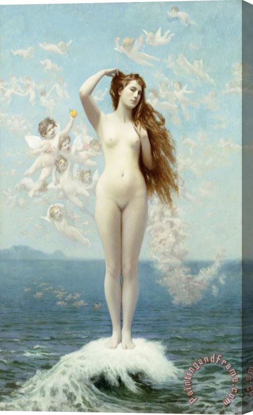 Jean Leon Gerome Venus Rising The Star Stretched Canvas Painting / Canvas Art