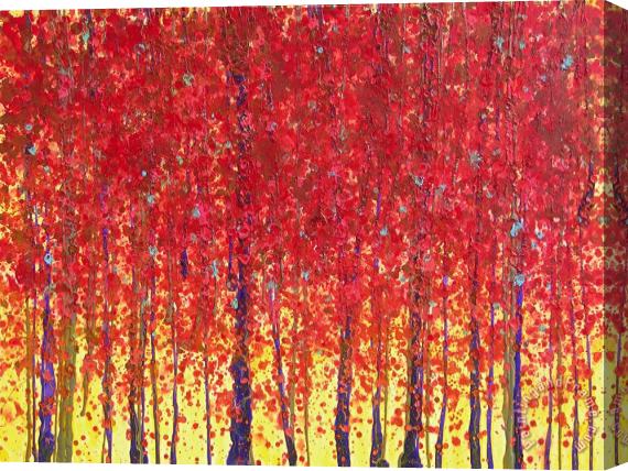 Jerome Lawrence Trees at Twilight XII Stretched Canvas Painting / Canvas Art