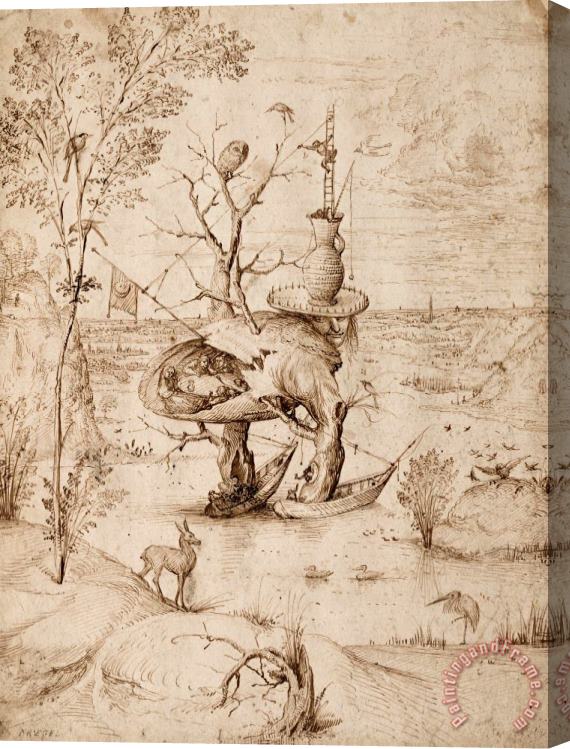 Jheronimus Bosch The Tree Man, C. 1505 Stretched Canvas Print / Canvas Art