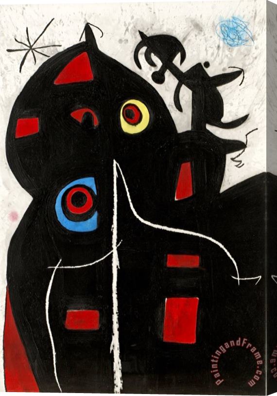 Joan Miro Pantagruel, 1978 Stretched Canvas Print / Canvas Art