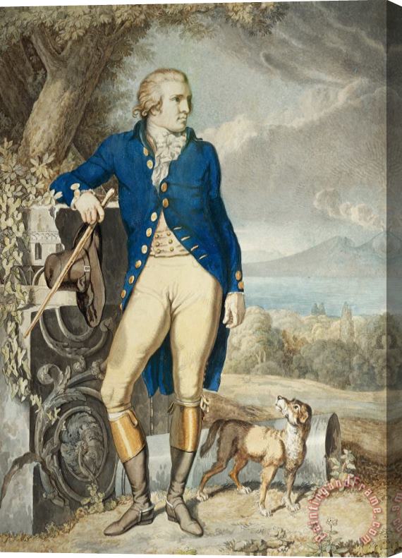 Johann Heinrich Wilhelm Tischbein Portrait Of Johann Wolfgang Von Goethe In The Country Stretched Canvas Print / Canvas Art
