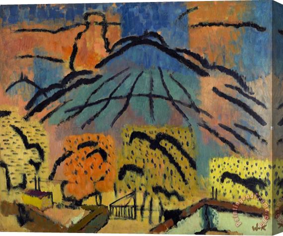 Johans Valters Mountain Near Metzinger Stretched Canvas Print / Canvas Art