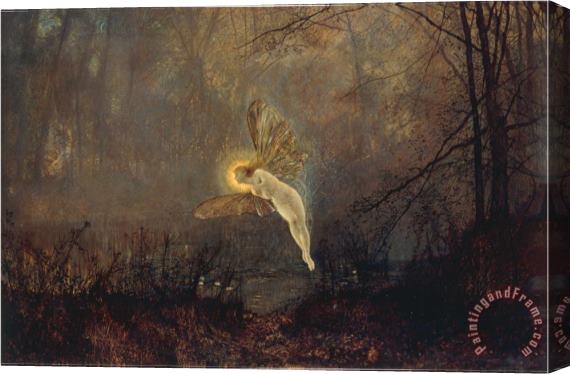 John Atkinson Grimshaw Midsummer Night Or Iris 1876 Stretched Canvas Painting / Canvas Art