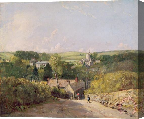 John Constable A View of Osmington Village with the Church and Vicarage Stretched Canvas Painting / Canvas Art