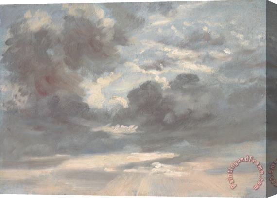 John Constable Cloud Study: Stormy Sunset Stretched Canvas Painting / Canvas Art