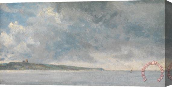 John Constable Coastal Scene with Cliffs Stretched Canvas Print / Canvas Art