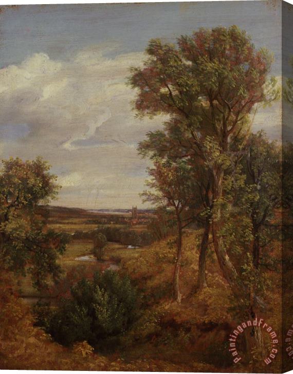 John Constable Dedham Vale Stretched Canvas Print / Canvas Art