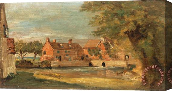 John Constable Flatford Mill Stretched Canvas Print / Canvas Art