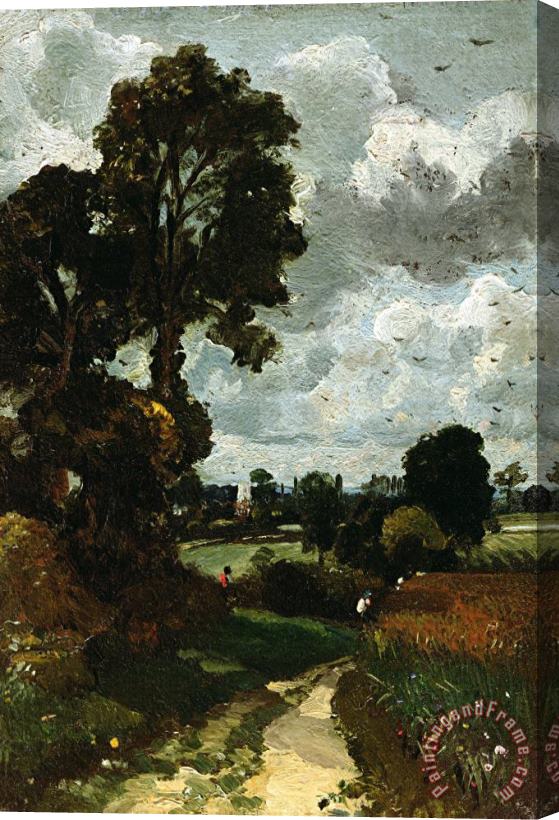 John Constable Oil Sketch of Stoke-by-Nayland Stretched Canvas Print / Canvas Art