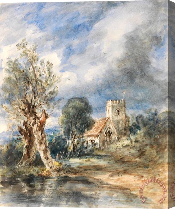 John Constable Stoke Poges Church Stretched Canvas Print / Canvas Art
