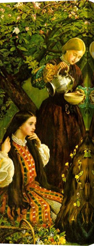 John Everett Millais Apple Blossoms (spring) Detail III Stretched Canvas Painting / Canvas Art