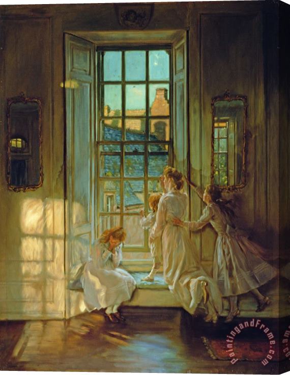 John Henry Lorimer The Flight of the Swallows Stretched Canvas Painting / Canvas Art