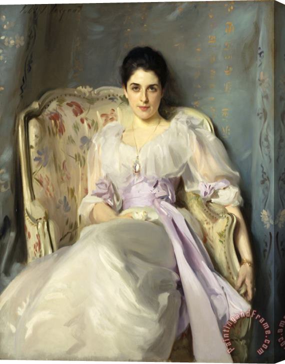John Singer Sargent Lady Agnew of Lochnaw (1865 1932) Stretched Canvas Painting / Canvas Art