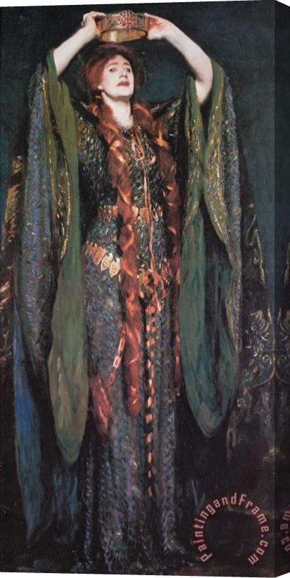 John Singer Sargent Miss Ellen Terry As Lady Macbeth Stretched Canvas Painting / Canvas Art