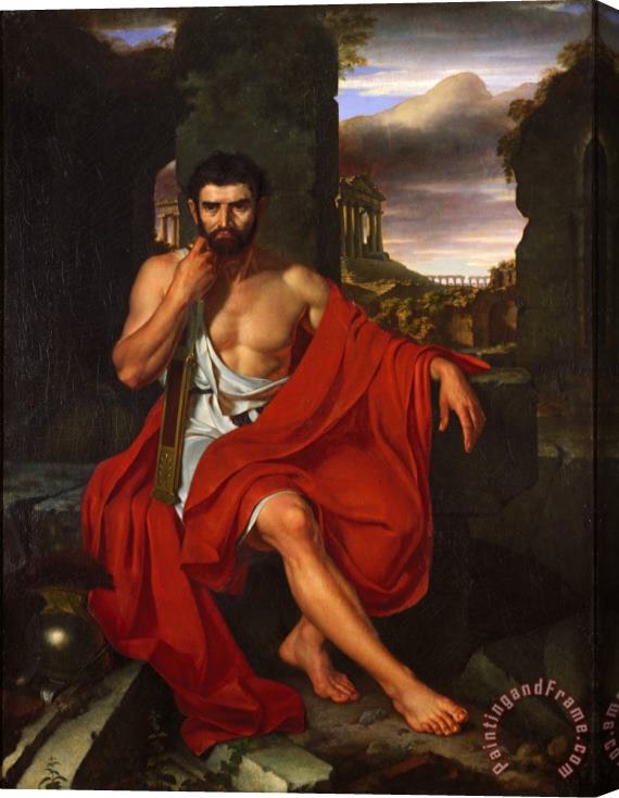 John Vanderlyn Caius Marius Amid The Ruins of Carthage Stretched Canvas Painting / Canvas Art