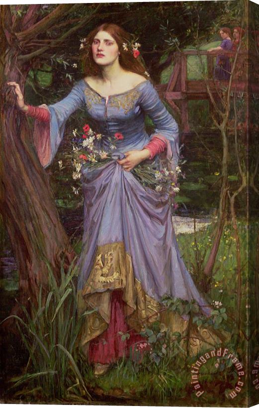 John William Waterhouse Ophelia Stretched Canvas Painting / Canvas Art