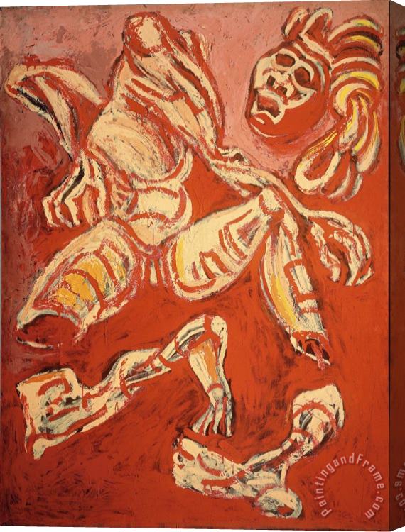 Jose Clemente Orozco The Dismembered Man, From The Los Teules Series Stretched Canvas Print / Canvas Art
