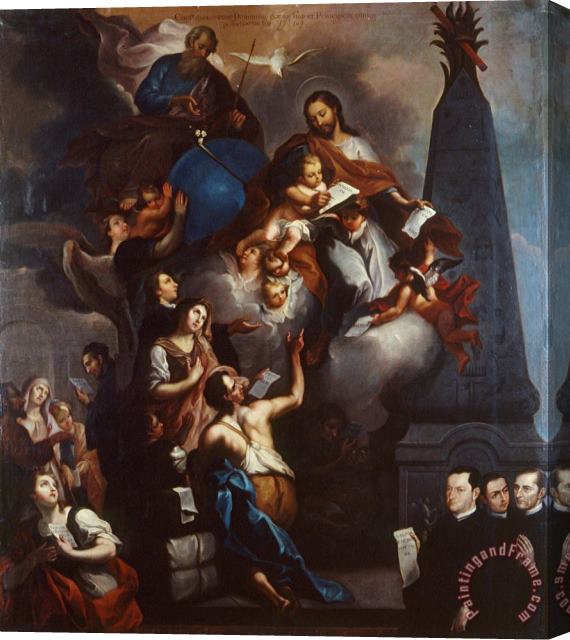 Jose de Alcibar The Ministry of Saint Joseph Stretched Canvas Painting / Canvas Art