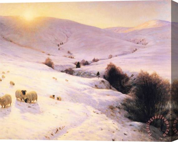 Joseph Farquharson And The Sun Peeped O'er Yon Southland Hills Stretched Canvas Painting / Canvas Art