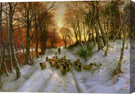Joseph Farquharson Glowed with Tints of Evening Hours Stretched Canvas Painting / Canvas Art