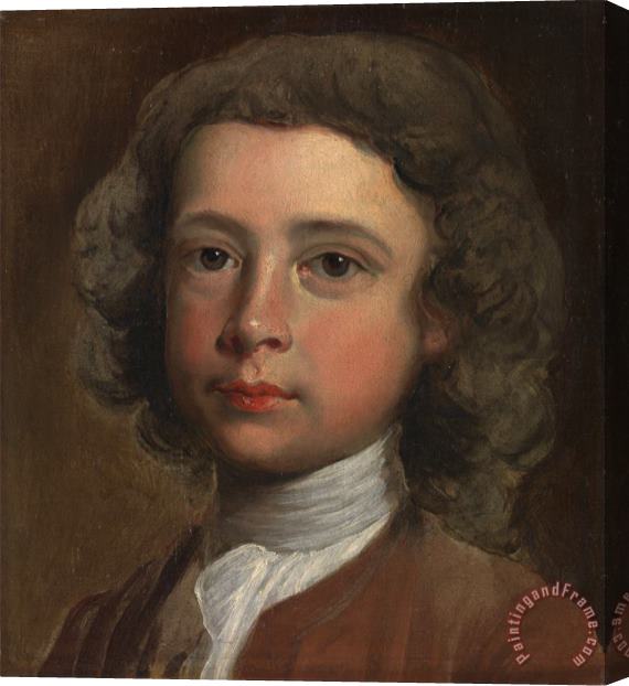 Joseph Highmore The Head of a Young Boy Stretched Canvas Print / Canvas Art