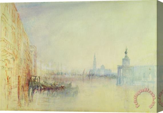 Joseph Mallord William Turner Venice - The Mouth of the Grand Canal Stretched Canvas Print / Canvas Art