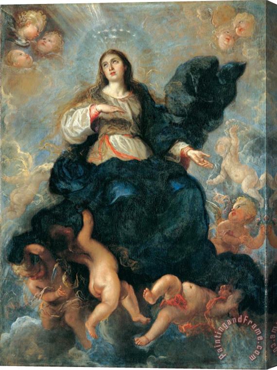 Juan Carreno de Miranda The Assumption of The Virgin Stretched Canvas Painting / Canvas Art
