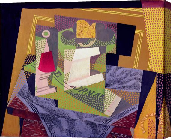 Juan Gris Composition on a Table Stretched Canvas Print / Canvas Art