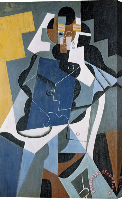 Juan Gris Figure of a Woman Stretched Canvas Painting / Canvas Art