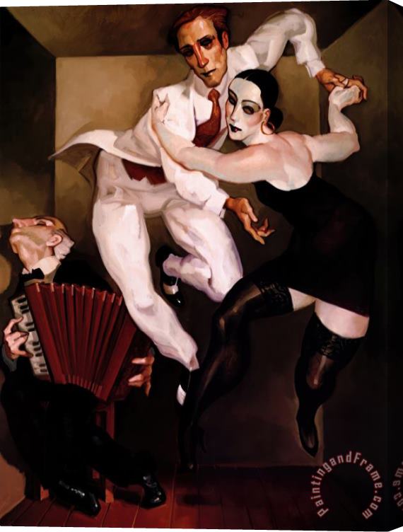 Juarez Machado Tango in a Box Stretched Canvas Print / Canvas Art