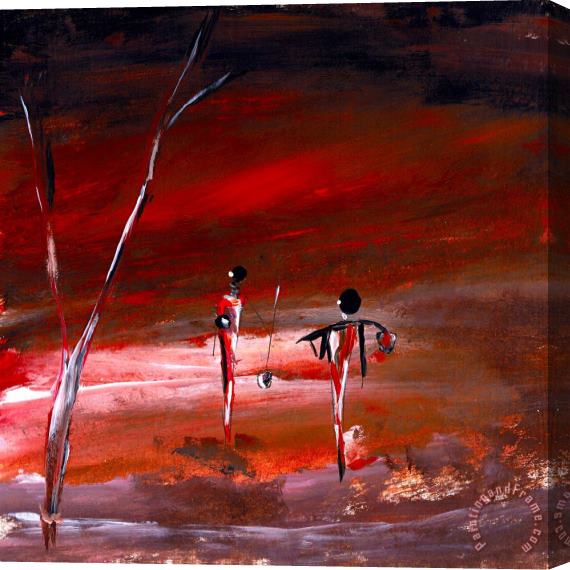 Katarina Niksic Everyday in Africa Stretched Canvas Painting / Canvas Art