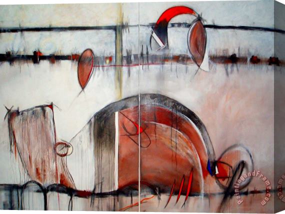 Katarina Niksic Influence Stretched Canvas Painting / Canvas Art