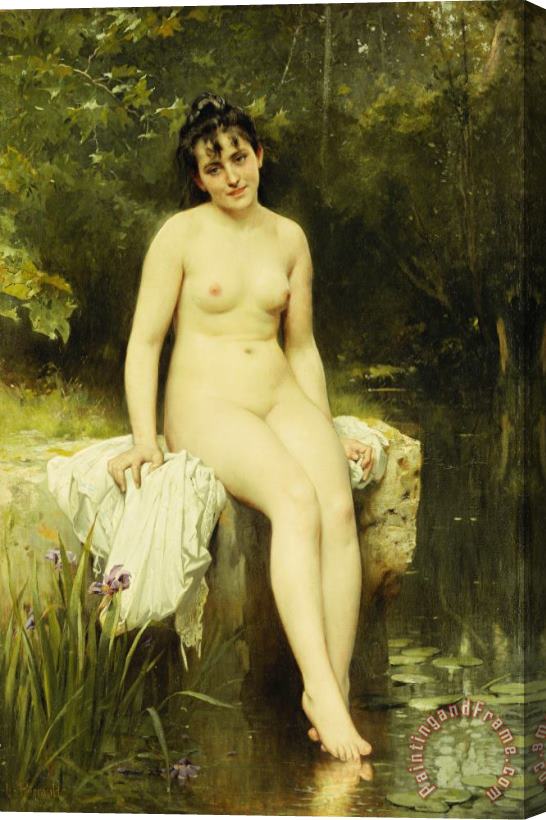 Leon Bazile Perrault The Bather Stretched Canvas Print / Canvas Art