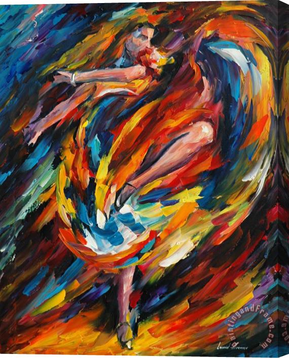 Leonid Afremov Flamenco Stretched Canvas Painting / Canvas Art
