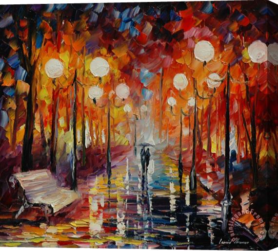 Leonid Afremov Misty Reflections Stretched Canvas Painting / Canvas Art