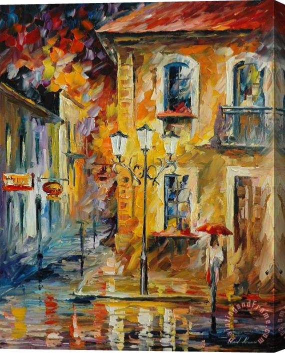 Leonid Afremov Night Of Disappointments Stretched Canvas Painting / Canvas Art