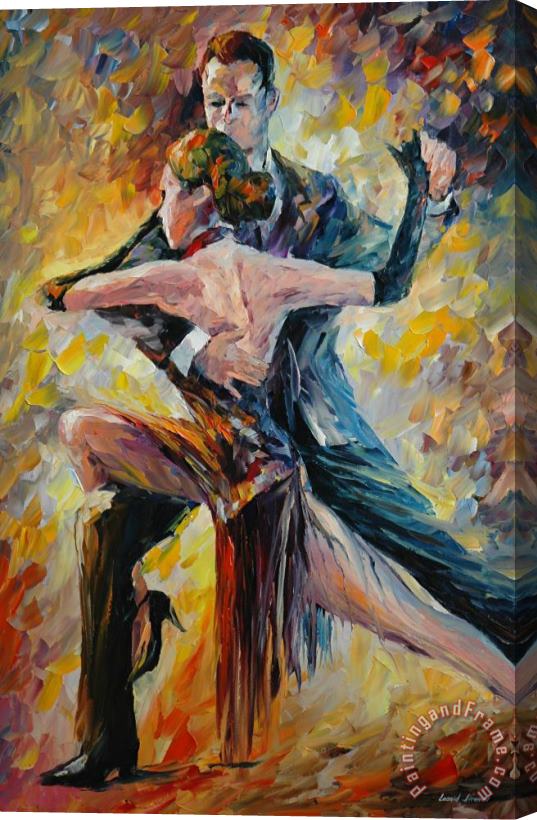 Leonid Afremov Tango Stretched Canvas Print / Canvas Art