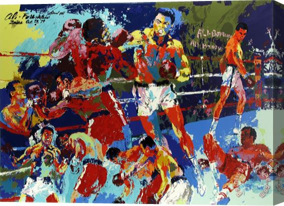 Leroy Neiman Homage to Ali Stretched Canvas Painting / Canvas Art