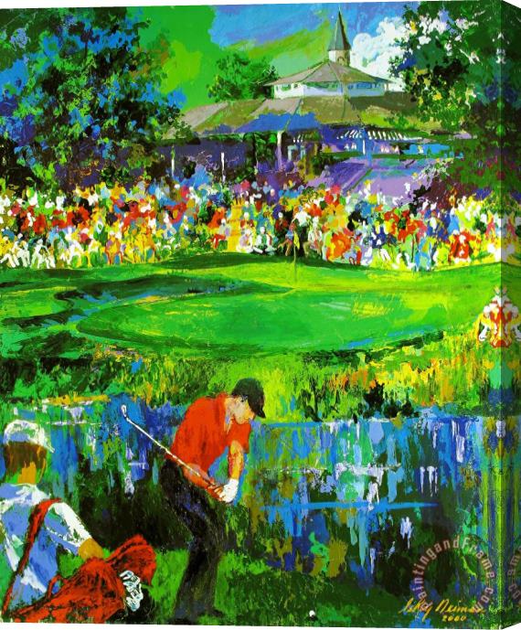 Leroy Neiman Pga Championship 2000, Valhalla Golf Club, (deluxe) Stretched Canvas Painting / Canvas Art