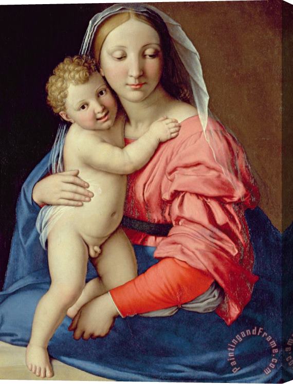 Lorenzo di Credi Madonna And Child Stretched Canvas Print / Canvas Art